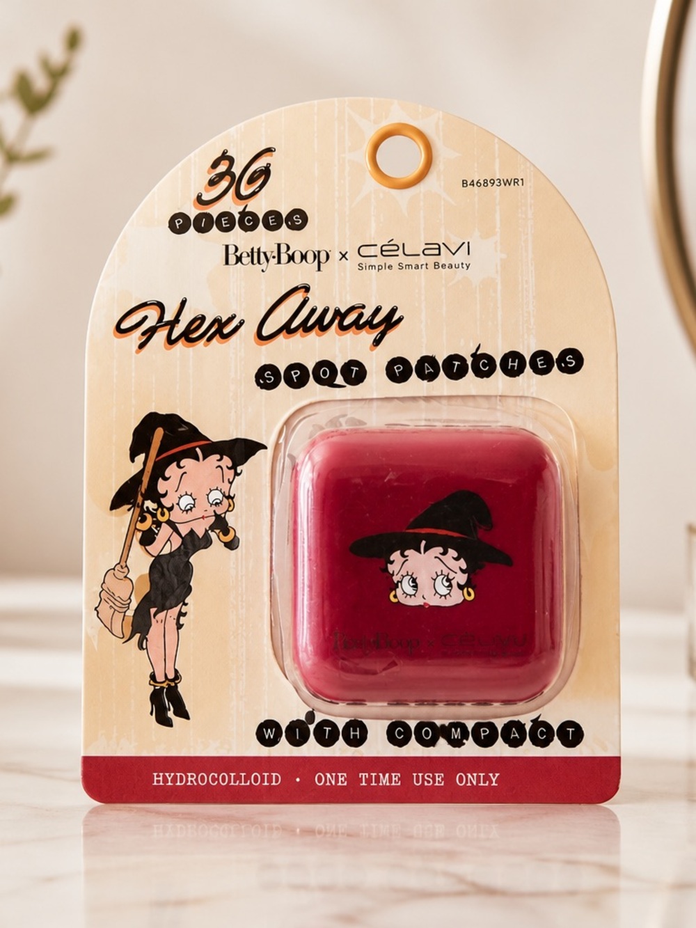 Betty Boop x Celavi Hex Away 30 Spot Patches with Compact